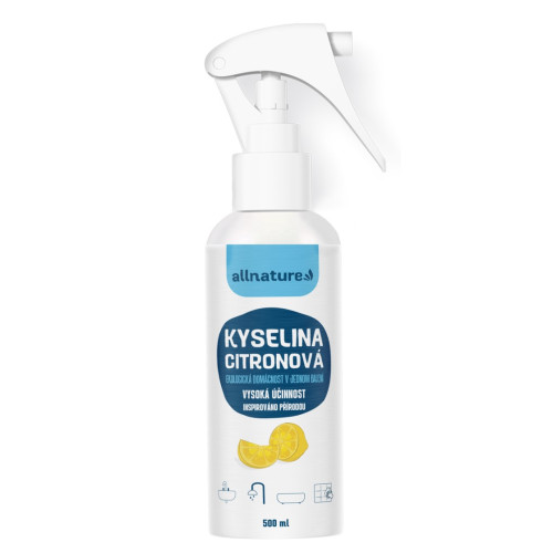 ALLNATURE KYSELINA CITRONOVÁ VE SPREJI 500 ML