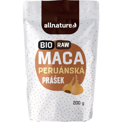 ALLNATURE MACA PRÁŠEK BIO RAW 200 G