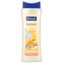 SPRCHOVÝ GEL ELINA NA VLASY A TĚLO, VITALITY CARE - MED A VANILKA (300ML)